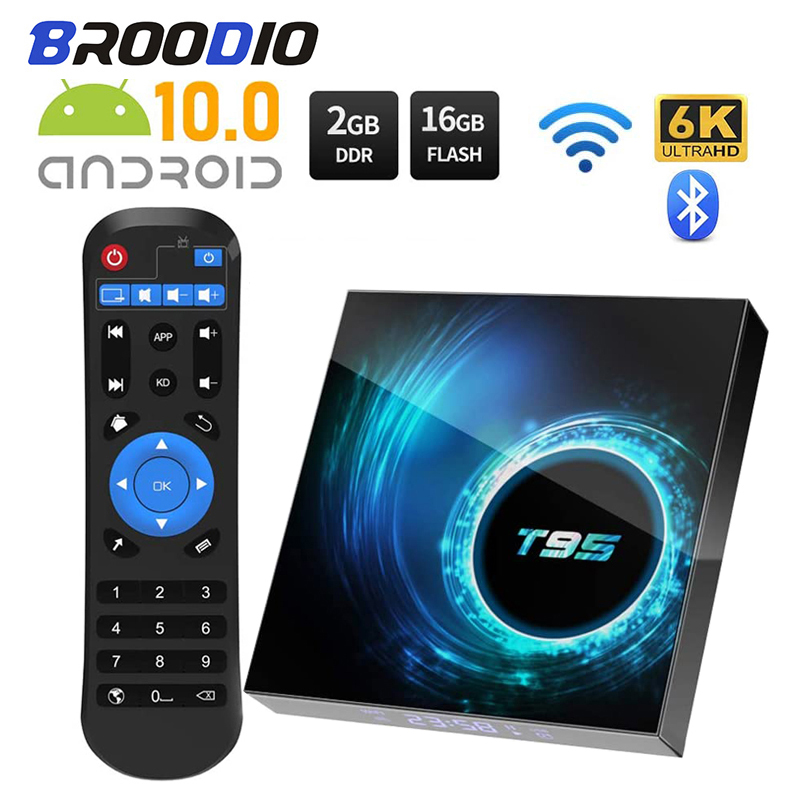 Smart TV BOX T95 Boîtier IPTV - 6K UHD 4G RAM Android 10.0 - Plus IPTV